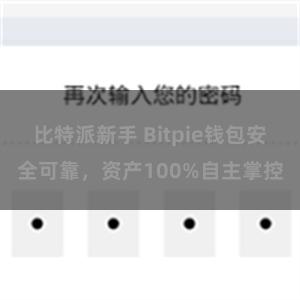 比特派新手 Bitpie钱包安全可靠，资产100%自主掌控