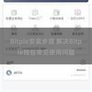 Bitpie安装步骤 解决Bitpie钱包常见使用问题