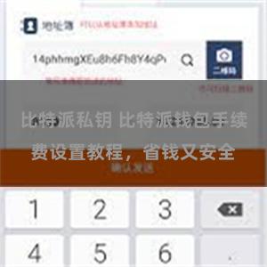 比特派私钥 比特派钱包手续费设置教程，省钱又安全