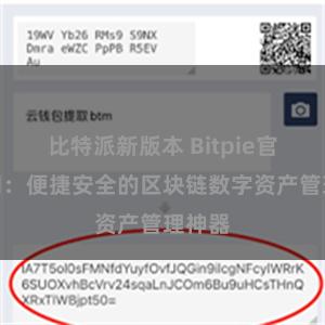 比特派新版本 Bitpie官方应用：便捷安全的区块链数字资产管理神器