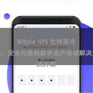 Bitpie iOS 比特派冷钱包，安全可靠的数字资产存储解决方案