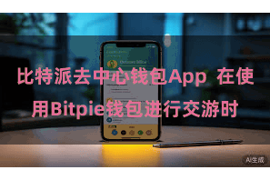 比特派去中心钱包App  在使用Bitpie钱包进行交游时
